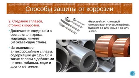 Альтернативные способы защиты металла