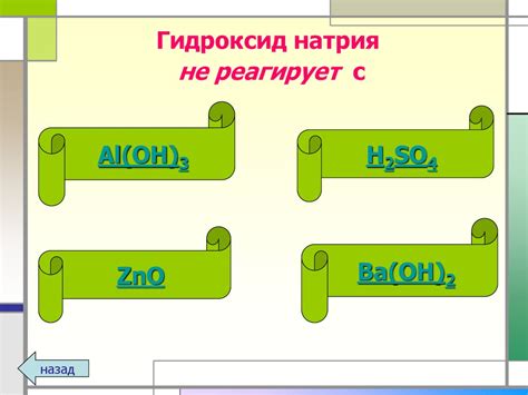 Взаимодействие натрия с алюминием
