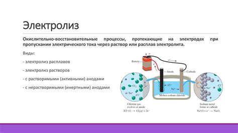 Влияние металлов на электрохимические реакции