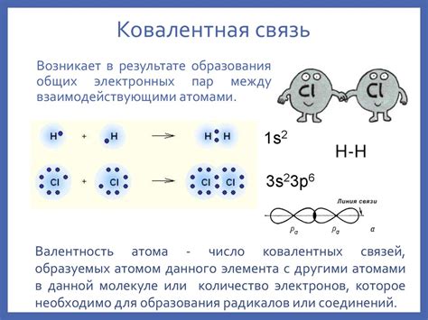 Ковалентная химическая связь: особенности и применения