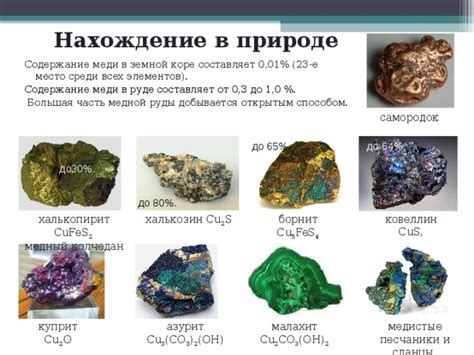 Медь: характеристика прочности