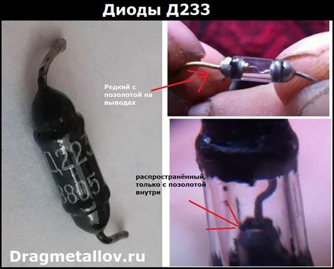 Металлы в диоде В200: общая информация