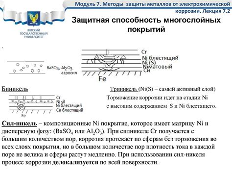Методы электрохимической защиты металлов