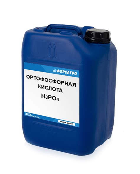 Ортофосфорная кислота: эффективное средство обработки металла