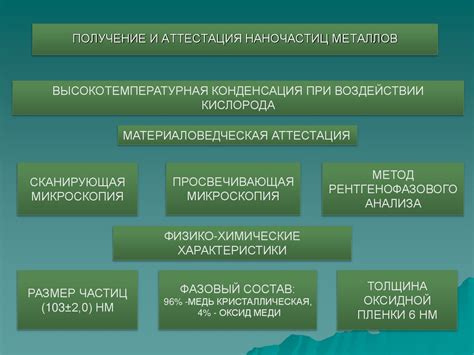 Разработка новых материалов и препаратов на основе металлов