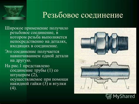 Резьбовое соединение: особенности и применение