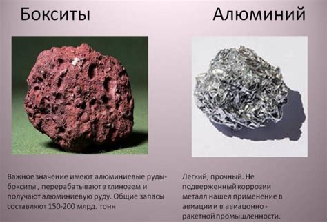 Руда алюминия и никеля