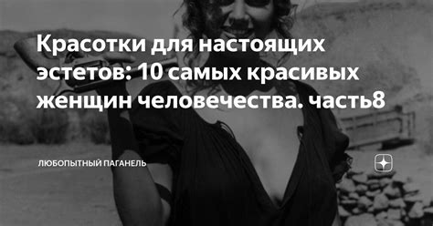 Сексуальные дополнения для настоящих эстетов