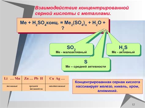 Соединения серы с металлами