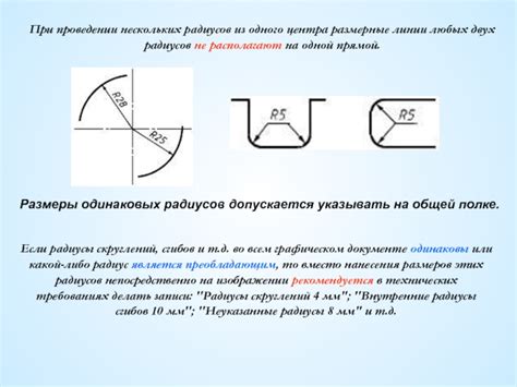 Стандартные радиусы гибки по ГОСТ