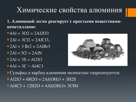 Физико-химические свойства алюминия и железа
