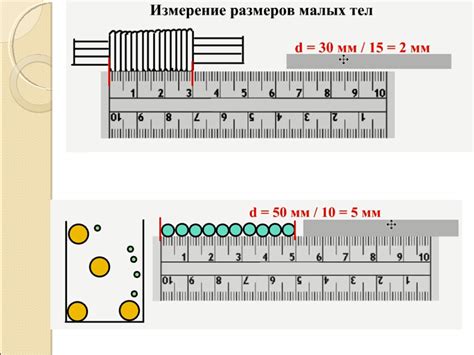 Измерение размеров для каркаса