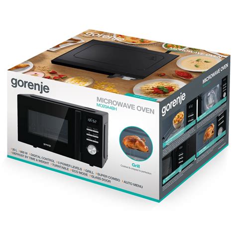 Как установить время на микроволновке Gorenje MO20A4BH