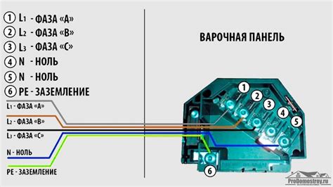 Подключение согласно схеме