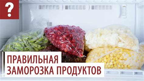 Процесс замораживания