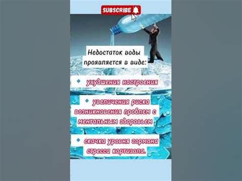 Угрозы недостатка воды