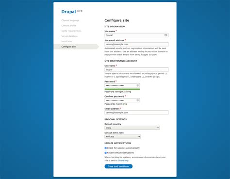 Установка Drupal