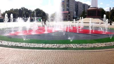 Фонтан на Московском в Рязани