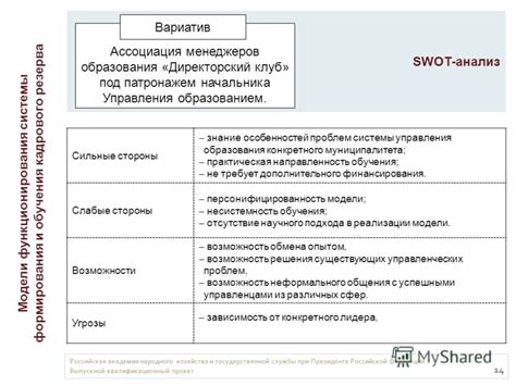 Знание особенностей конкретного оборудования