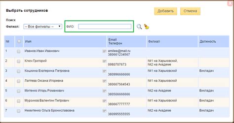 Системы поиска по ФИО