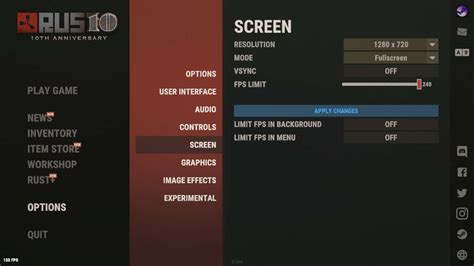 Важные моменты при сбросе настроек в Rust