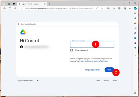 Введите данные вашей учетной записи Google и нажмите «Войти»
