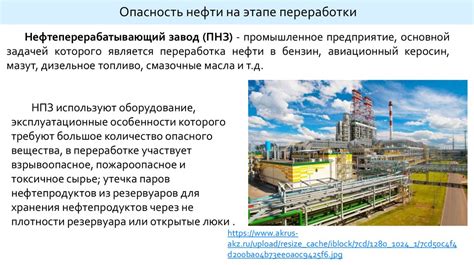 Влияние промышленности на добычу нефти