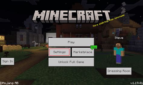 Выход из аккаунта в Minecraft на iOS устройстве