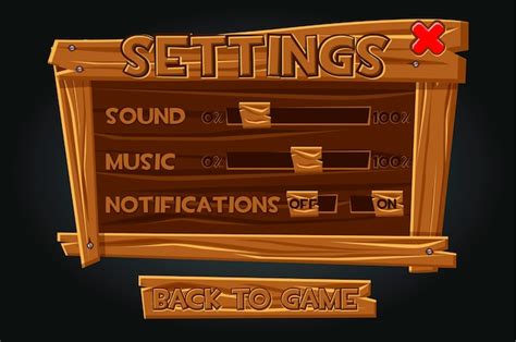 Изучение игрового интерфейса и меню