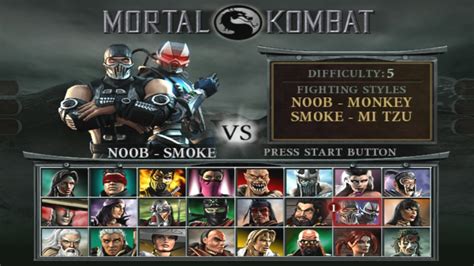 Как вводить коды в Mortal Kombat Deception