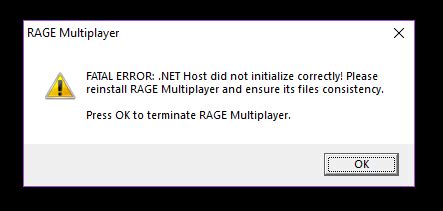 Как предотвратить ошибку Rage Multiplayer Fatal Error in Clientside Script