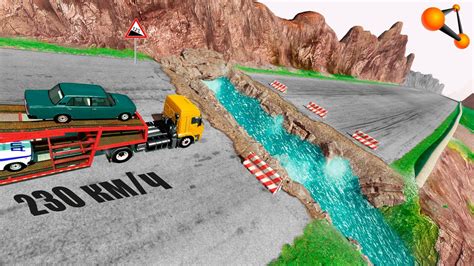 Карта "Смертельный спуск" для BeamNG Drive
