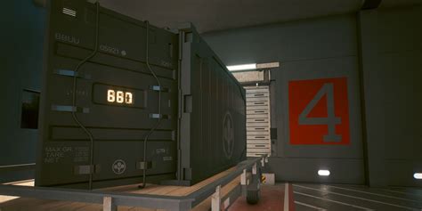 Местоположение контейнера 667 в Cyberpunk 2077