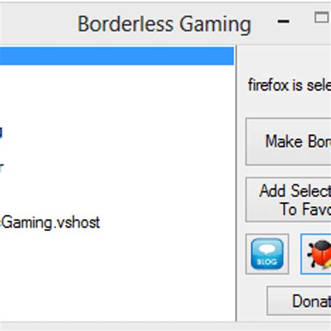 Нажмите Alt+Tab и откройте Borderless Gaming