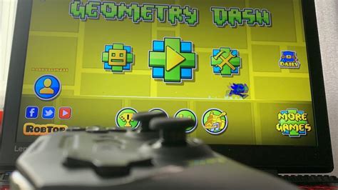 Начните играть на геймпаде в Geometry Dash
