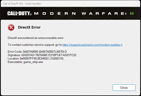 Обновление DirectX и драйверов для исправления ошибки