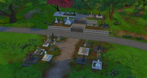 Описание локации кладбища животных в Sims 4