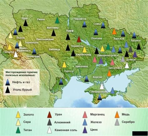 Основные ресурсы и их добыча