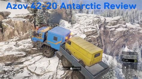 Особенности эксплуатации Azov 42 20 Antarctic Snowrunner