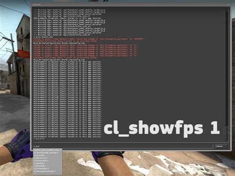 Отключите отображение FPS, введя команду "showfps 0"