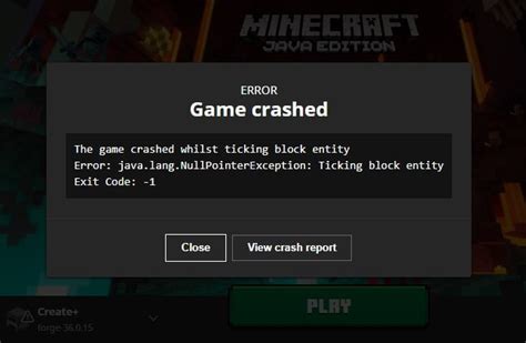 Ошибка "Tried to read nbt tag that was too big tried to allocate" в Minecraft: причины и решения