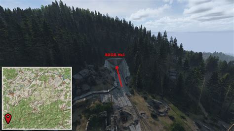 Пещеры на разных картах в DayZ