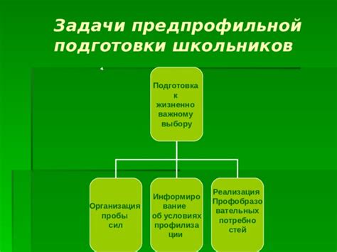 Подготовка к выбору