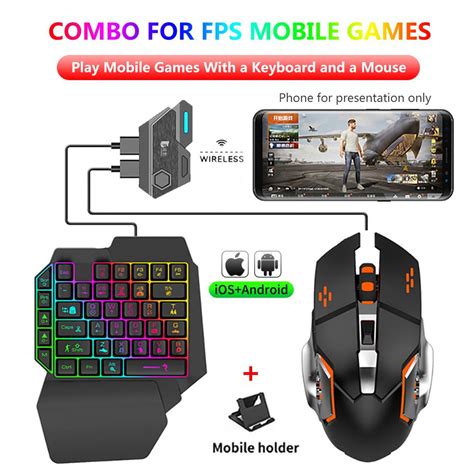 Подключение клавиатуры и мыши к телефону для игры в PUBG Mobile