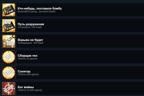 Получение всех достижений в игре
