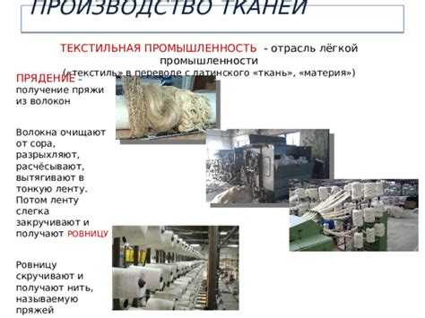 Получение пряжи из шерсти