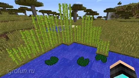 Применение нити в игре Minecraft