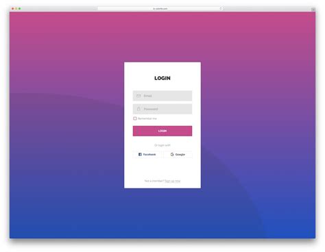 Регистрация на сайте Social Club