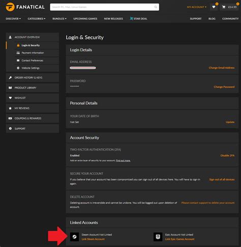 Связывание аккаунтов в игре