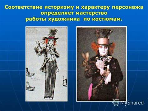 Соответствие характеру персонажа